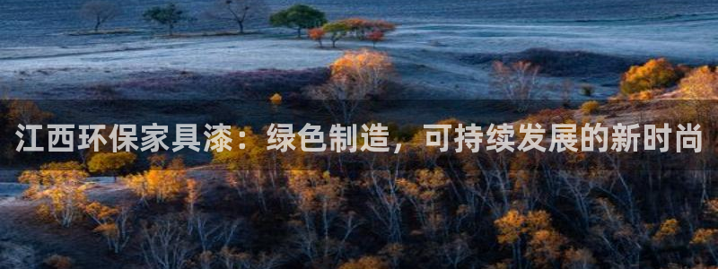 杏宇平台代理怎么赚钱的：江西环保家具漆：绿色制造，可持续发展